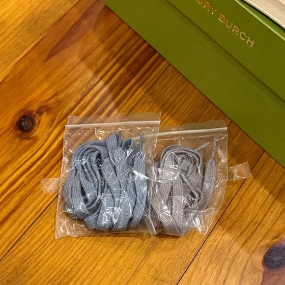 Tory Burch Cream and Purple Sneakers - Picture 6 of 6